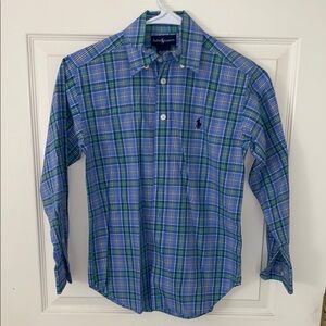 Polo by Ralph Lauren Kid’s Blue Plaid Shirt